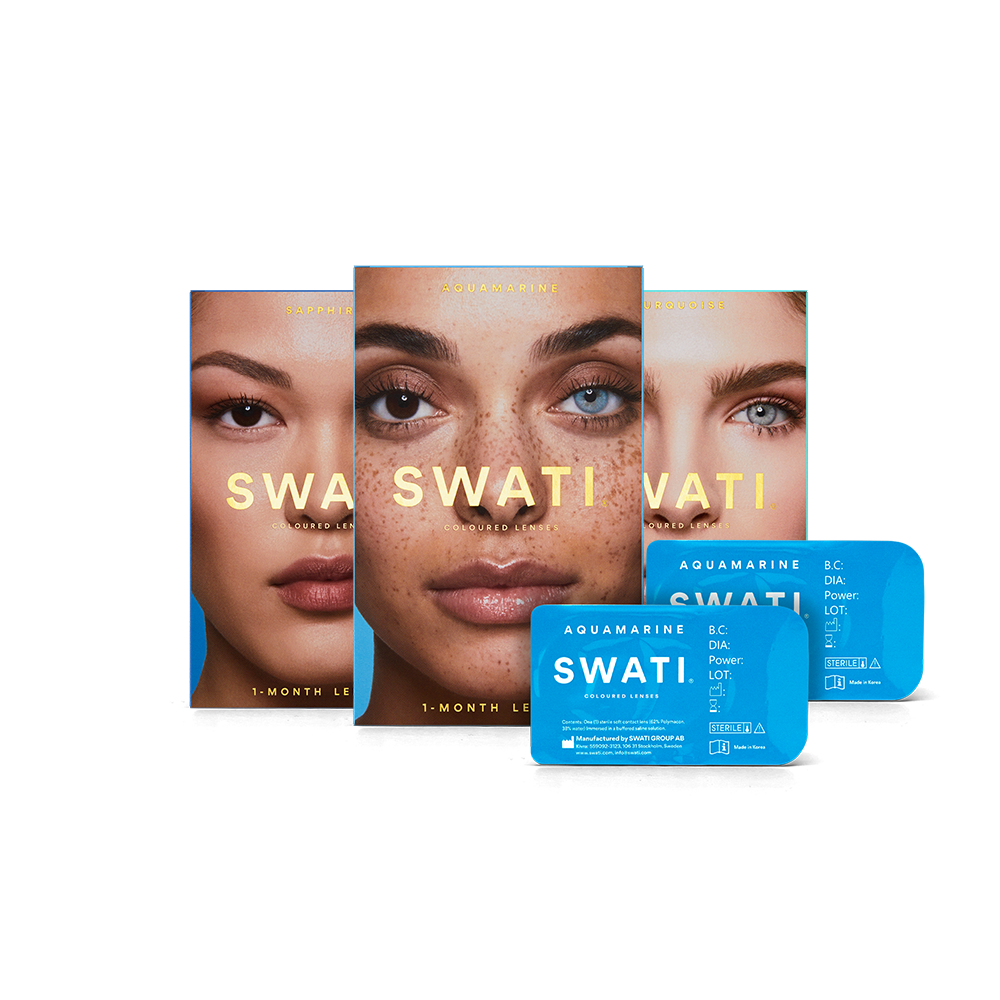 Blue Coloured Lenses Bundle for monthly use