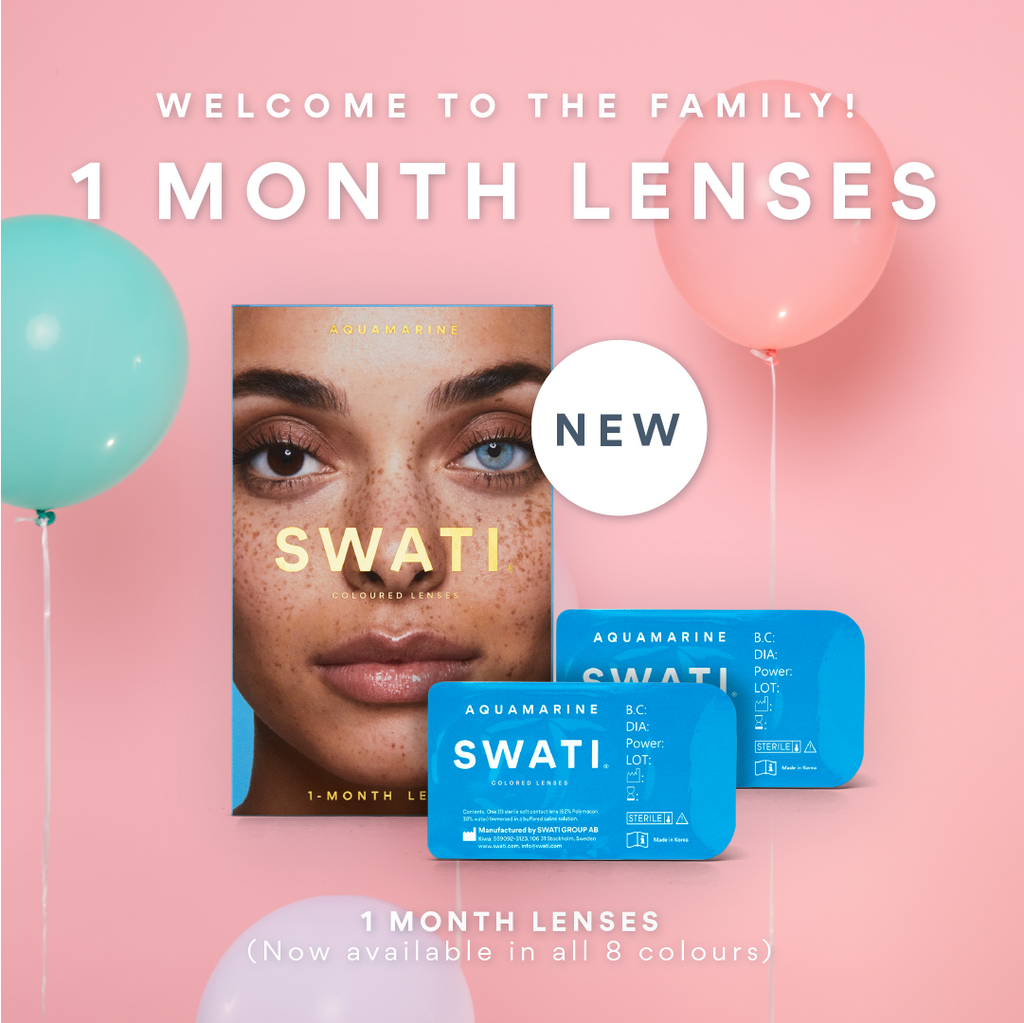 NEW LAUNCHING: 1-MONTH LENSES IN ALL SHADES!