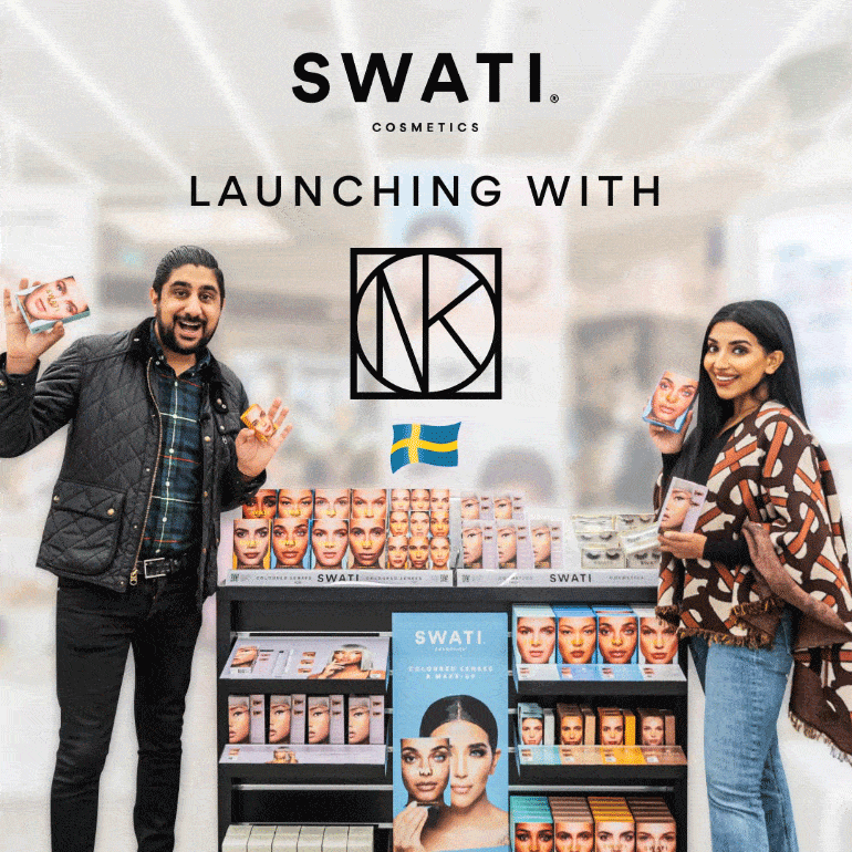 SWATI COSMETICS HAS LAUNCHED AT NK SWEDEN!
