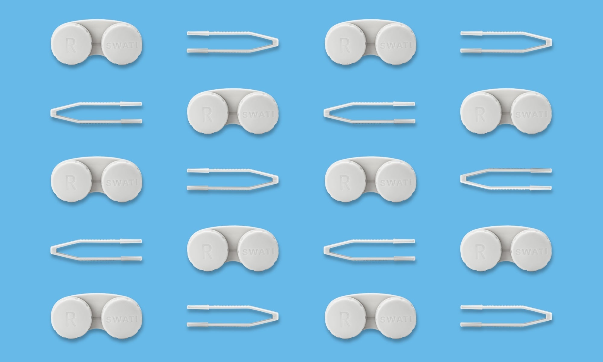 Lens Case and Tweezers