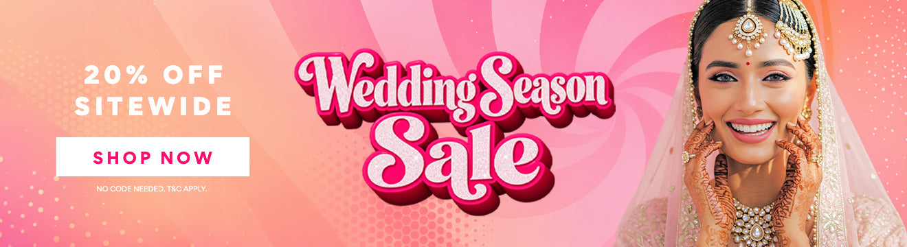 Wedding Season Sale: 20% off sitewide, no code needed