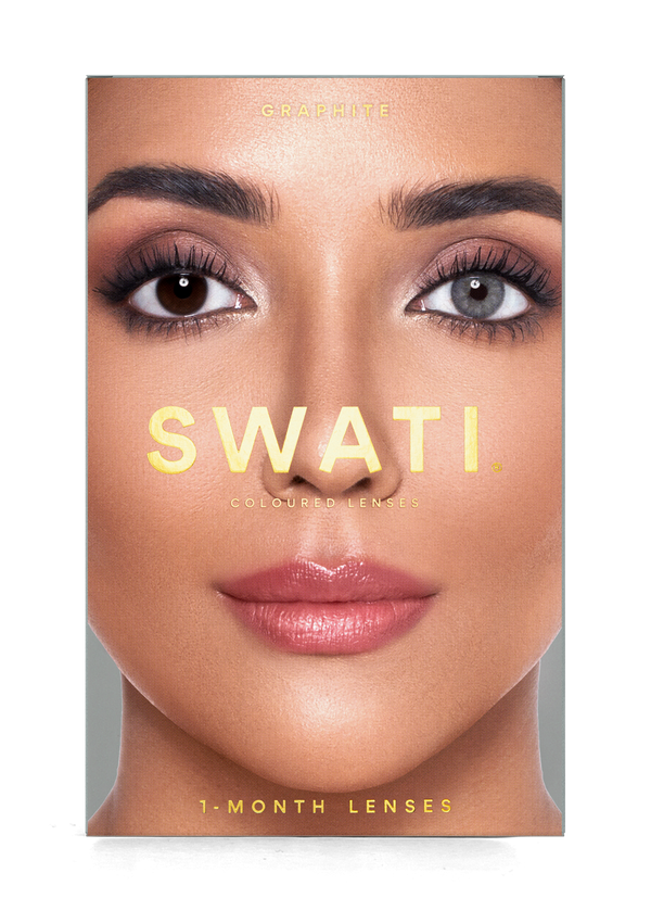 SWATI Cosmetics Monthly Lenses - Graphite - Packaging