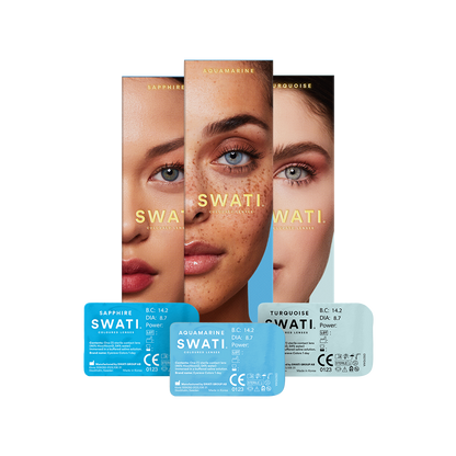 Blue Coloured Lenses Bundle for daily use