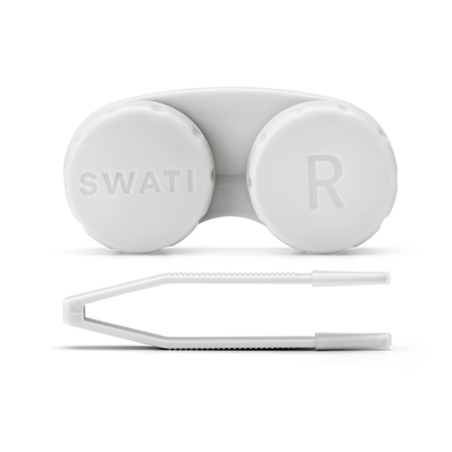 Lens Case and Tweezers - SWATI Coloured Lenses