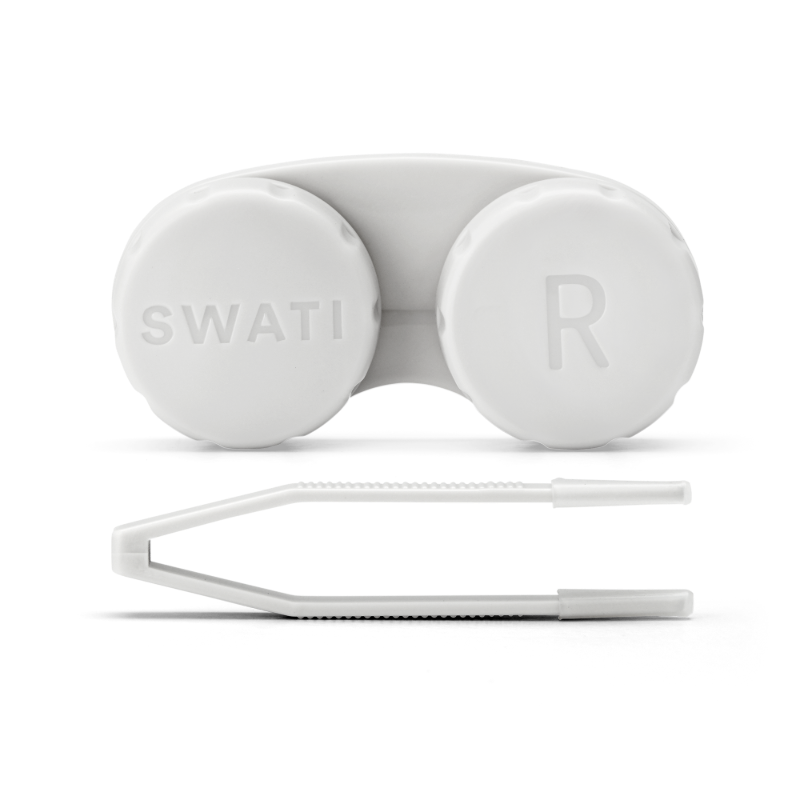 Lens Case and Tweezers - SWATI Coloured Lenses