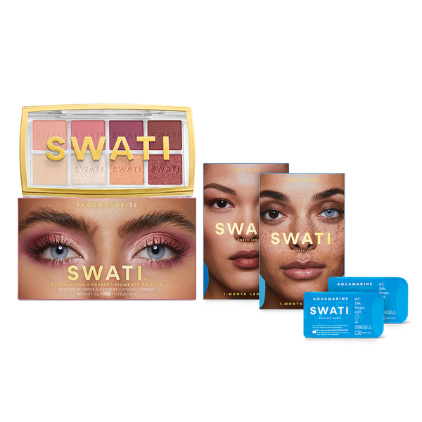 SWATI Cosmetics - Perfect Eyes Set - Eyeshadow & Lenses Set