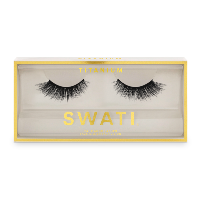 Intense volume faux mink lashes - TITANIUM